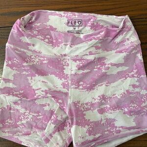 FLEO Pink Digital Camo Highrise Short, Medium